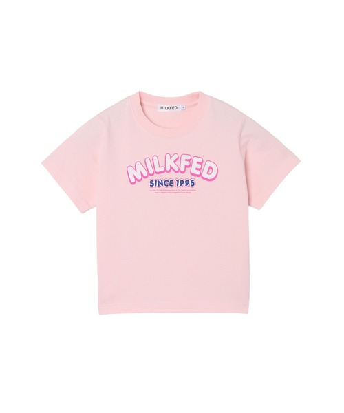 MILKFED.(ミルクフェド)の「ARCH LOGO COMPACT S/S TEE(Tシャツ/カットソー・レディース・ブラック/ライトピンク/オートミール・S/M)」の19枚目の写真