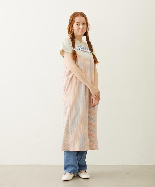 MILKFED.(ミルクフェド)の「ARCH LOGO COMPACT S/S TEE(Tシャツ/カットソー・レディース・ブラック/ライトピンク/オートミール・S/M)」の17枚目の写真