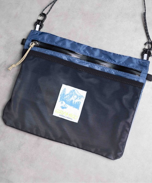 Gramicci（グラミチ）の「【GRAMICCI(グラミチ) 】LT. RIPSTOP SACOCHE（ショルダーバッグ・メンズ・イエロー/ブルー・FREE）」の16枚目の写真