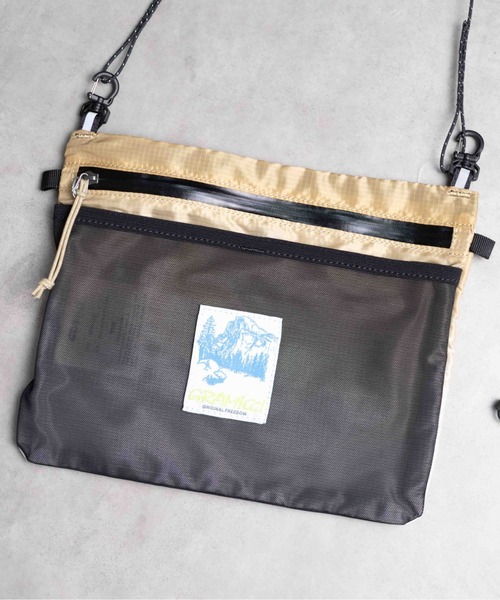 Gramicci（グラミチ）の「【GRAMICCI(グラミチ) 】LT. RIPSTOP SACOCHE（ショルダーバッグ・メンズ・イエロー/ブルー・FREE）」の15枚目の写真