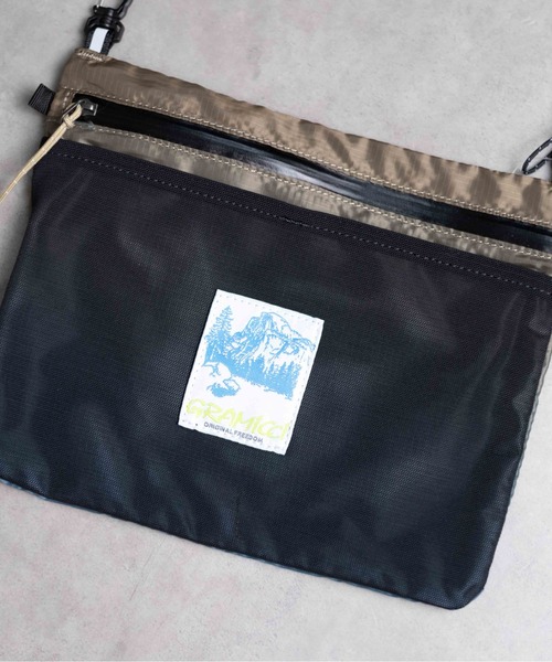 Gramicci（グラミチ）の「【GRAMICCI(グラミチ) 】LT. RIPSTOP SACOCHE（ショルダーバッグ・メンズ・イエロー/ブルー・FREE）」の22枚目の写真