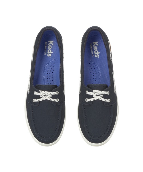 Keds（ケッズ）の「Keds ケッズ センター スリー ボート ツイル ネイビー（スニーカー・レディース・ネイビー・23.0cm/22.5cm/23.5cm/24.0cm/24.5cm/25.0cm）」の3枚目の写真