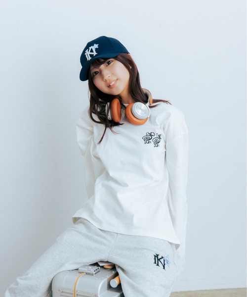 kaoyorinakami(カオヨリナカミ)の「guru guru long tee / グルグルロンT(Tシャツ/カットソー・メンズ・ホワイト/ブラック・SMALL/MEDIUM/LARGE/X-LARGE)」の13枚目の写真