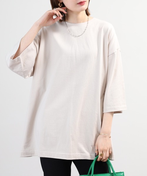 SO(エスオー)の「カットソー(Tシャツ/カットソー・レディース・ホワイト/ブラック/グレイッシュベージュ・F)」の22枚目の写真