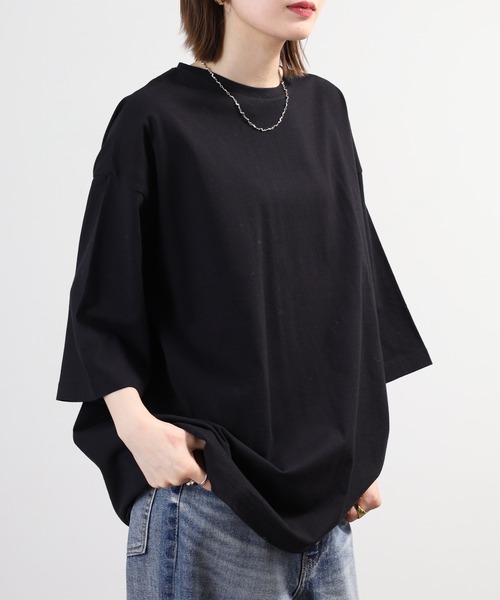SO(エスオー)の「カットソー(Tシャツ/カットソー・レディース・ホワイト/ブラック/グレイッシュベージュ・F)」の13枚目の写真