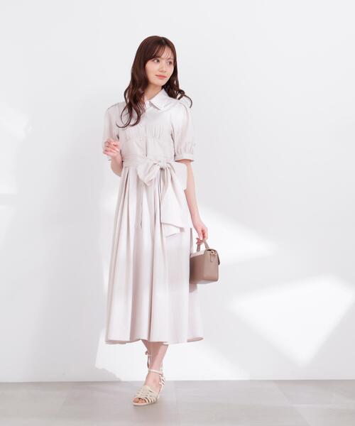 PROPORTION BODY DRESSING(プロポーションボディドレッシング)の「レイヤードカラーシャツワンピース / 1216140407(ワンピース・レディース・ブルー/ベージュ系その他/ネイビー・SMALL/P/S/MEDIUM)」の7枚目の写真
