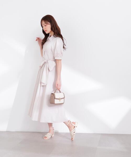 PROPORTION BODY DRESSING(プロポーションボディドレッシング)の「レイヤードカラーシャツワンピース / 1216140407(ワンピース・レディース・ブルー/ベージュ系その他/ネイビー・SMALL/P/S/MEDIUM)」の8枚目の写真