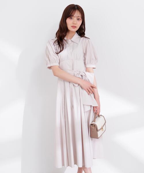 PROPORTION BODY DRESSING(プロポーションボディドレッシング)の「レイヤードカラーシャツワンピース / 1216140407(ワンピース・レディース・ブルー/ベージュ系その他/ネイビー・SMALL/P/S/MEDIUM)」の9枚目の写真