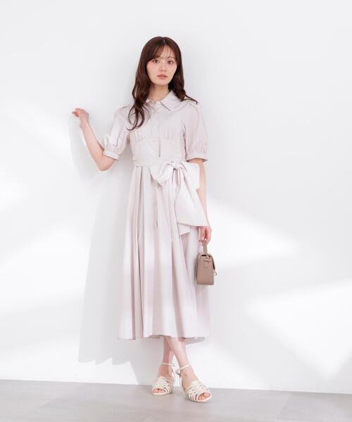 PROPORTION BODY DRESSING(プロポーションボディドレッシング)の「レイヤードカラーシャツワンピース / 1216140407(ワンピース・レディース・ブルー/ベージュ系その他/ネイビー・SMALL/P/S/MEDIUM)」の10枚目の写真