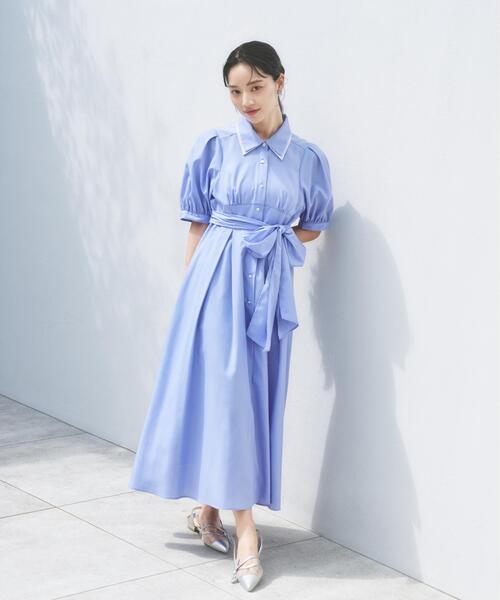 PROPORTION BODY DRESSING(プロポーションボディドレッシング)の「レイヤードカラーシャツワンピース / 1216140407(ワンピース・レディース・ブルー/ベージュ系その他/ネイビー・SMALL/P/S/MEDIUM)」の19枚目の写真