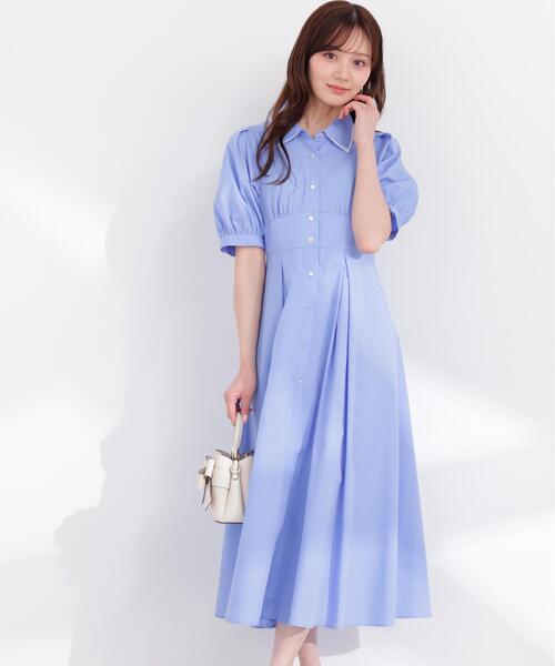 PROPORTION BODY DRESSING(プロポーションボディドレッシング)の「レイヤードカラーシャツワンピース / 1216140407(ワンピース・レディース・ブルー/ベージュ系その他/ネイビー・SMALL/P/S/MEDIUM)」の21枚目の写真