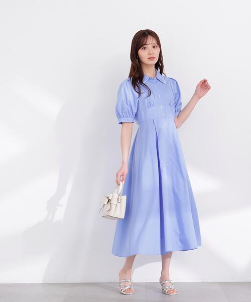 PROPORTION BODY DRESSING(プロポーションボディドレッシング)の「レイヤードカラーシャツワンピース / 1216140407(ワンピース・レディース・ブルー/ベージュ系その他/ネイビー・SMALL/P/S/MEDIUM)」の5枚目の写真
