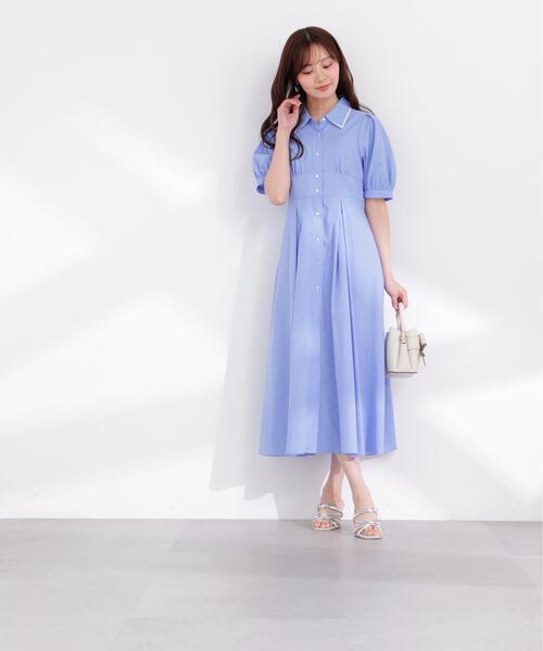PROPORTION BODY DRESSING(プロポーションボディドレッシング)の「レイヤードカラーシャツワンピース / 1216140407(ワンピース・レディース・ブルー/ベージュ系その他/ネイビー・SMALL/P/S/MEDIUM)」の6枚目の写真
