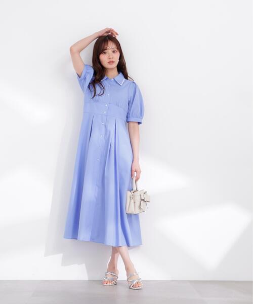 PROPORTION BODY DRESSING(プロポーションボディドレッシング)の「レイヤードカラーシャツワンピース / 1216140407(ワンピース・レディース・ブルー/ベージュ系その他/ネイビー・SMALL/P/S/MEDIUM)」の12枚目の写真