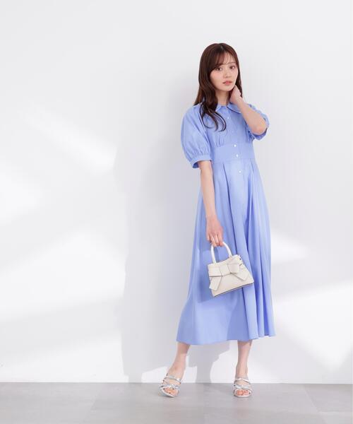 PROPORTION BODY DRESSING(プロポーションボディドレッシング)の「レイヤードカラーシャツワンピース / 1216140407(ワンピース・レディース・ブルー/ベージュ系その他/ネイビー・SMALL/P/S/MEDIUM)」の13枚目の写真