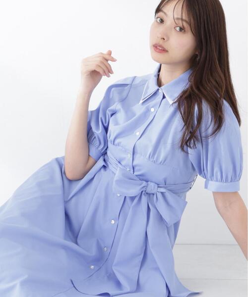 PROPORTION BODY DRESSING(プロポーションボディドレッシング)の「レイヤードカラーシャツワンピース / 1216140407(ワンピース・レディース・ブルー/ベージュ系その他/ネイビー・SMALL/P/S/MEDIUM)」の15枚目の写真