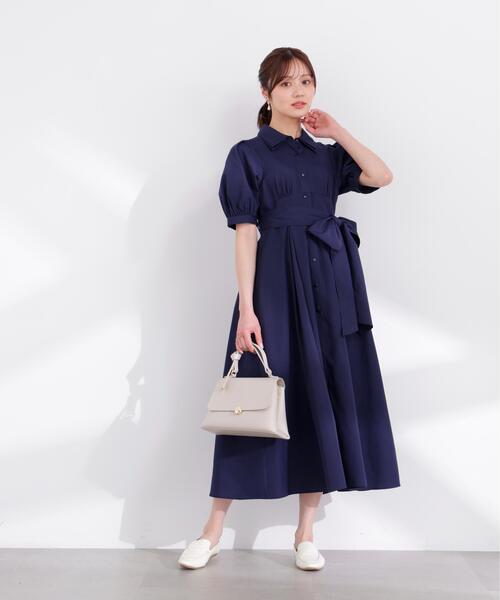 PROPORTION BODY DRESSING(プロポーションボディドレッシング)の「レイヤードカラーシャツワンピース / 1216140407(ワンピース・レディース・ブルー/ベージュ系その他/ネイビー・SMALL/P/S/MEDIUM)」の21枚目の写真
