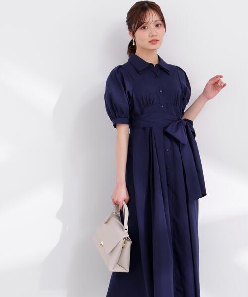 PROPORTION BODY DRESSING(プロポーションボディドレッシング)の「レイヤードカラーシャツワンピース / 1216140407(ワンピース・レディース・ブルー/ベージュ系その他/ネイビー・SMALL/P/S/MEDIUM)」の22枚目の写真