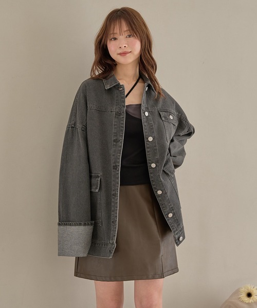 mideal（マイディール）の「layered style cross design camisole / レイヤードスタイルクロスデザインキャミソール（キャミソール・レディース・アイボリー/ブラック・FREE）」の22枚目の写真