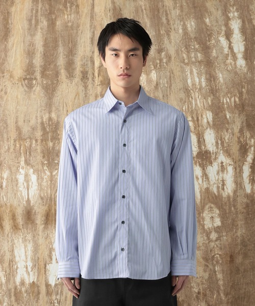 HARE(ハレ)の「【NARRIL】Classic Shirts(シャツ/ブラウス・メンズ・ホワイト系その他/ライトブルー/ブラック・MEDIUM/SMALL)」の13枚目の写真