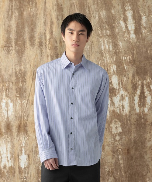 HARE(ハレ)の「【NARRIL】Classic Shirts(シャツ/ブラウス・メンズ・ホワイト系その他/ライトブルー/ブラック・MEDIUM/SMALL)」の14枚目の写真