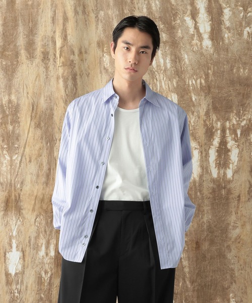 HARE(ハレ)の「【NARRIL】Classic Shirts(シャツ/ブラウス・メンズ・ホワイト系その他/ライトブルー/ブラック・MEDIUM/SMALL)」の16枚目の写真