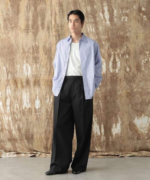 HARE(ハレ)の「【NARRIL】Classic Shirts(シャツ/ブラウス・メンズ・ホワイト系その他/ライトブルー/ブラック・MEDIUM/SMALL)」の17枚目の写真