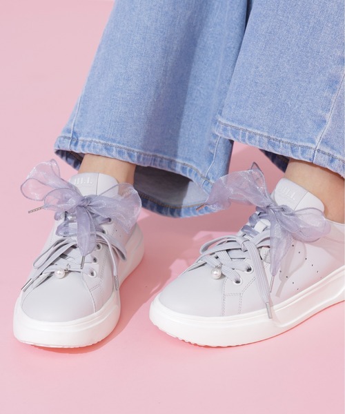 JILL by JILL STUART(ジルバイジルスチュアート)の「オリジナルスニーカー(スニーカー・レディース・グレー/ホワイト・SMALL/LARGE/MEDIUM)」の3枚目の写真