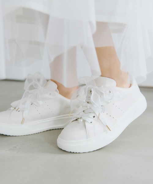 JILL by JILL STUART(ジルバイジルスチュアート)の「オリジナルスニーカー(スニーカー・レディース・グレー/ホワイト・SMALL/LARGE/MEDIUM)」の5枚目の写真