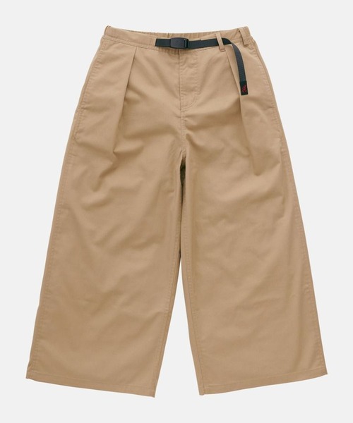 Gramicci(グラミチ)の「Gramicci/グラミチ T/C TWILL BAGGY PANT バギーパンツ ワイドパンツ フロントタック ベルト内蔵 秋 秋服 2026年秋冬(チノパンツ・レディース・チャコールグレー/アイボリー/ブラック/ベージュ・M/L/S)」の11枚目の写真