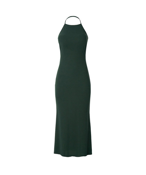 A.R.U(エイアールユー)の「BACKLINE MAXI DRESS(ワンピース・レディース・カーキ/ブラウン/ブラック・SMALL/MEDIUM)」の3枚目の写真