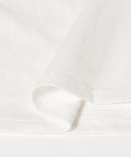 BEAMS mini(ビームスミニ)の「【WEB限定】フリル オフショル Tシャツ 2026SS(90~140cm)通学 定番 プチプラ キッズ(Tシャツ/カットソー・キッズ・ネイビー/オフホワイト・100/110/120/130/140/90)」の7枚目の写真