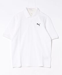 《PUMA》ESS スモール プーマロゴ ピケポロシャツ