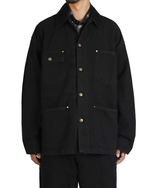 orSlow（オアスロウ）の「Orslow / オアスロウ：RELAX FIT OXFORD COVERALL：01-6034-61S[STD]（その他アウター・メンズ・ブラック・S/M）」の10枚目の写真