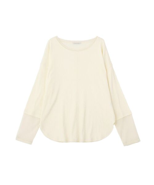 Green Parks(グリーンパークス)の「袖チュールリブプルオーバー(Tシャツ/カットソー・レディース・オレンジ/その他7/ブラック/アイボリー・FREE)」の20枚目の写真