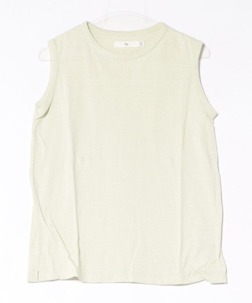 me.(ミードット)の「【 me. / ミードット 】washable silk jersey タンクトップ me-25413 HPI(タンクトップ・レディース・ライム/ブラック・FREE)」の2枚目の写真