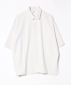 セール】100/2コンパクトブロード ハーフスリーブタックブラウス
