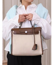 Edit Sheen（エディットシーン）の「キャンバスコンビクラシカルベルトバッグ（ショルダーバッグ）」