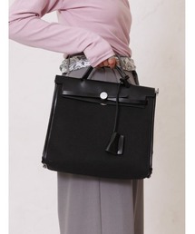 Edit Sheen（エディットシーン）の「キャンバスコンビクラシカルベルトバッグ（ショルダーバッグ）」