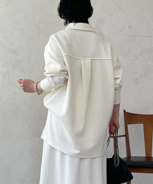 un dix cors（アンディコール）の「スキッパーセットアップ（ワンピース・レディース・アイボリー/グレイッシュベージュ/カーキ・FREE）」の10枚目の写真