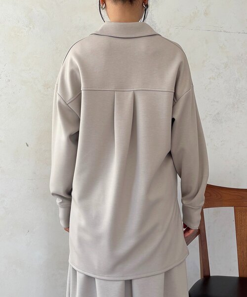 un dix cors（アンディコール）の「スキッパーセットアップ（ワンピース・レディース・アイボリー/グレイッシュベージュ/カーキ・FREE）」の18枚目の写真