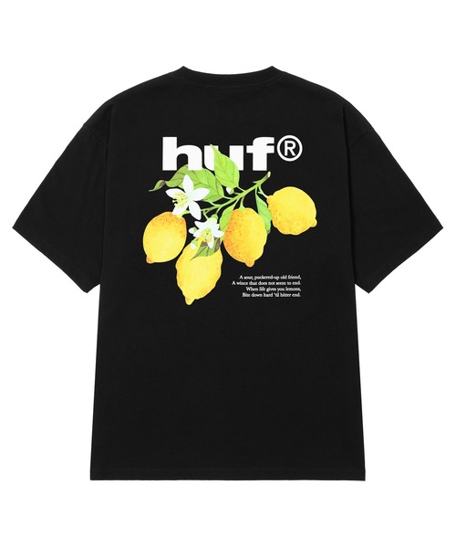 HUF(ハフ)の「SOUR LEMON TEE(Tシャツ/カットソー・メンズ・ブラック/ライトブルー/ホワイト/ネイビー/グレイッシュベージュ・S/M/L/XL/XXL)」の10枚目の写真