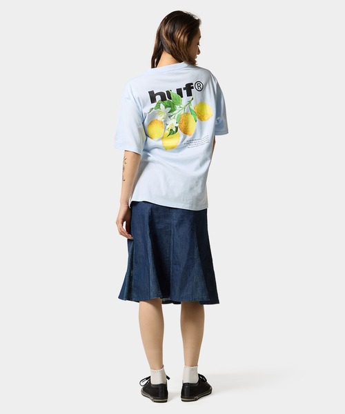 HUF(ハフ)の「SOUR LEMON TEE(Tシャツ/カットソー・メンズ・ブラック/ライトブルー/ホワイト/ネイビー/グレイッシュベージュ・S/M/L/XL/XXL)」の22枚目の写真
