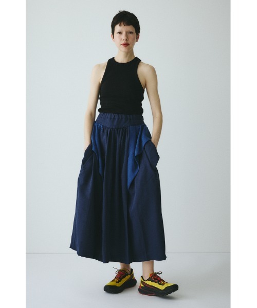 HeRIN.CYE(ヘリンドットサイ)の「Volume gather skirt ボリュームギャザースカート(スカート・レディース・ベージュ系その他/ブルー系その他3/ブラック・FREE)」の2枚目の写真