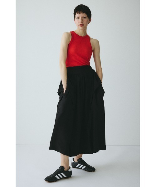HeRIN.CYE(ヘリンドットサイ)の「Volume gather skirt ボリュームギャザースカート(スカート・レディース・ベージュ系その他/ブルー系その他3/ブラック・FREE)」の4枚目の写真