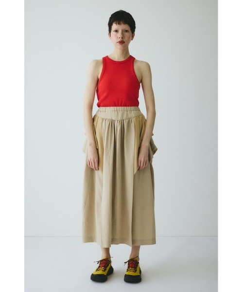 HeRIN.CYE(ヘリンドットサイ)の「Volume gather skirt ボリュームギャザースカート(スカート・レディース・ベージュ系その他/ブルー系その他3/ブラック・FREE)」の8枚目の写真