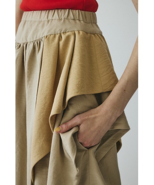 HeRIN.CYE(ヘリンドットサイ)の「Volume gather skirt ボリュームギャザースカート(スカート・レディース・ベージュ系その他/ブルー系その他3/ブラック・FREE)」の16枚目の写真