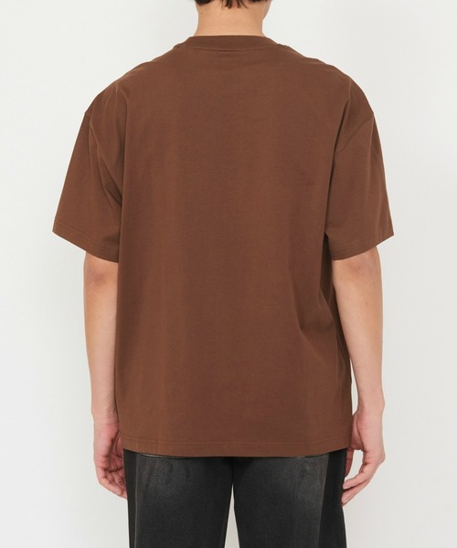 Dickies(ディッキーズ)の「Dickies/ディッキ-ズ トーリーTシャツ/ロゴTシャツ/半袖Tシャツ(Tシャツ/カットソー・メンズ・ホワイト/ブラウン・MEDIUM/LARGE/X-LARGE/SMALL)」の7枚目の写真