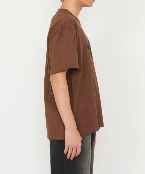 Dickies(ディッキーズ)の「Dickies/ディッキ-ズ トーリーTシャツ/ロゴTシャツ/半袖Tシャツ(Tシャツ/カットソー・メンズ・ホワイト/ブラウン・MEDIUM/LARGE/X-LARGE/SMALL)」の8枚目の写真
