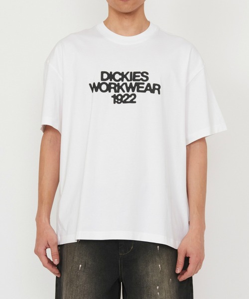 Dickies(ディッキーズ)の「Dickies/ディッキ-ズ トーリーTシャツ/ロゴTシャツ/半袖Tシャツ(Tシャツ/カットソー・メンズ・ホワイト/ブラウン・MEDIUM/LARGE/X-LARGE/SMALL)」の13枚目の写真